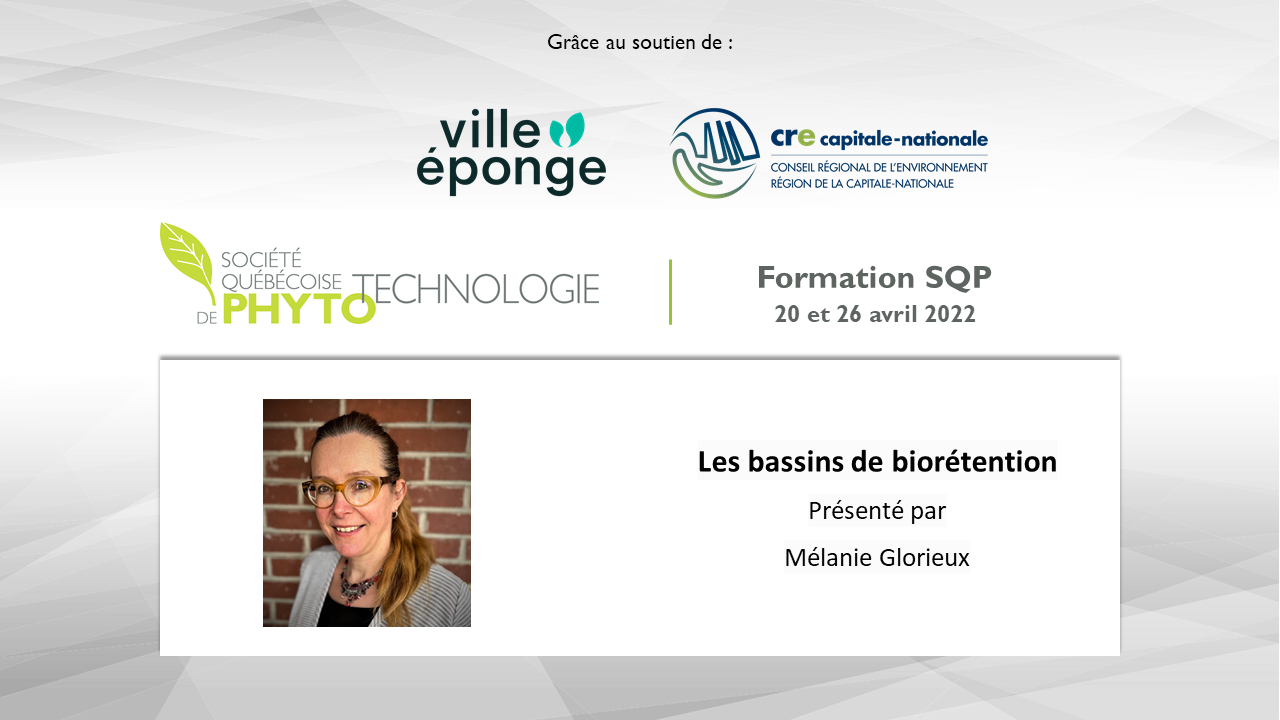 Formation biorétention